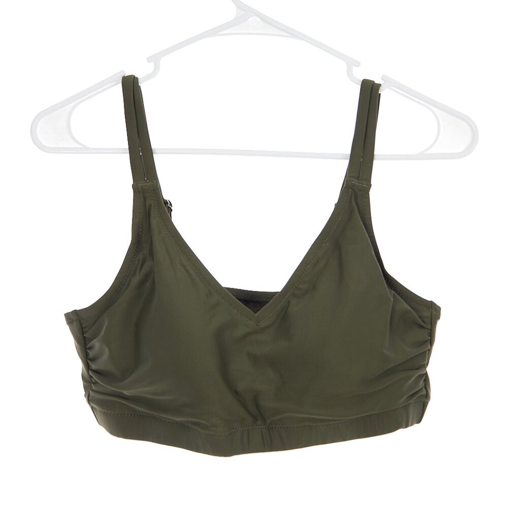 Universal Standard Green Strappy Bikini Swim Top Women's XS